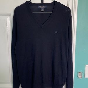 Beautiful Navy Blue brooks brothers V-neck sweater